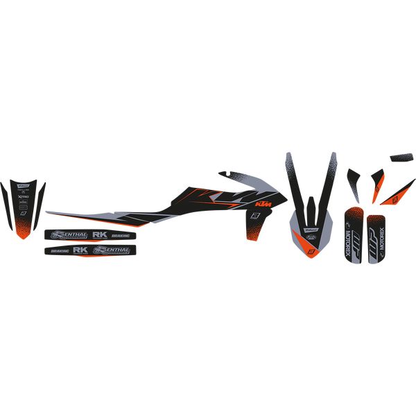 Grafice Moto Blackbird Kit Grafice Ktm EXC-F 250/350/450/500