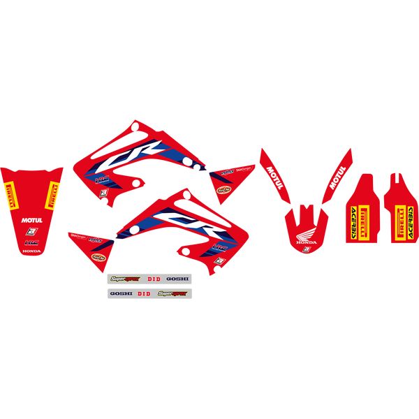 Grafice Moto Blackbird Kit Grafice Replica Team Honda Hrc Husa Sa Inclusa Honda CR 125 R/CR 250 R