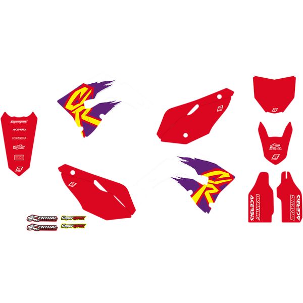 Graphics Blackbird Graphic Kit Retro Husqvarna CR 125/250