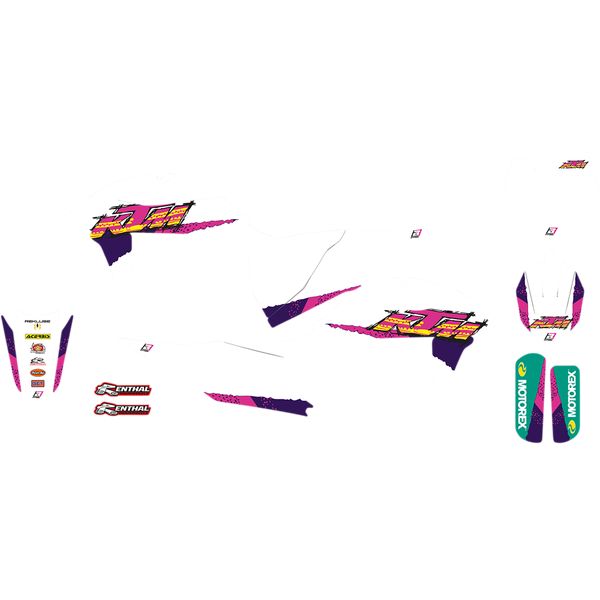 Graphics Blackbird Graphic Kit Retro Ktm EXC/EXC-F/SX/SX-F
