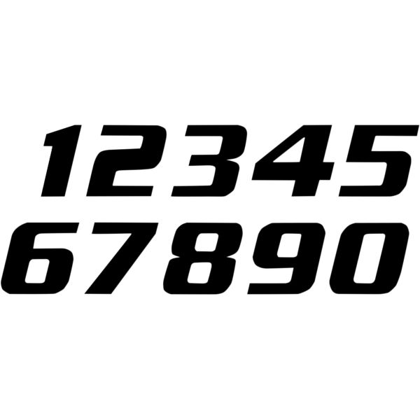 Graphics Blackbird One Series Number #5 Adhesive 3 Pack Black 5049/20/5