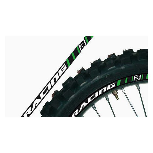 Graphics Blackbird Rim Sticker Green 5081/30