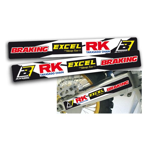 Graphics Blackbird Swingarm Sponsor Decals 2pcs 5007