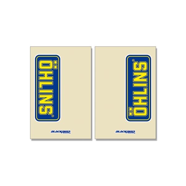 Graphics Blackbird Fork Stickers ?hlins Clear 2pk 5045o
