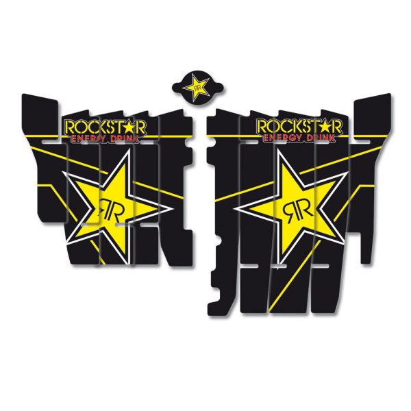 Graphics Blackbird Rockstar Energy Radiator Louver Stickers A101l
