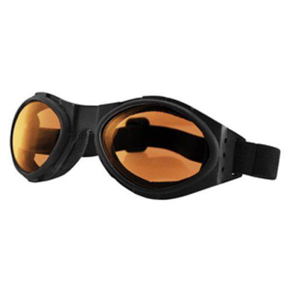 Goggles chopper Bobster BUGEYE EXTREME SPORT GOGGLES BLACK LENSES AMBER