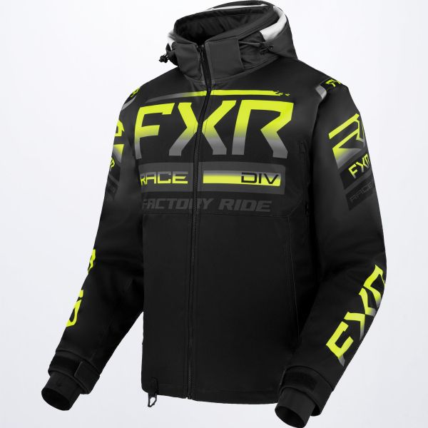 Geci Snowmobil FXR Geaca Snowmobil RRX Black/Char/HiVis