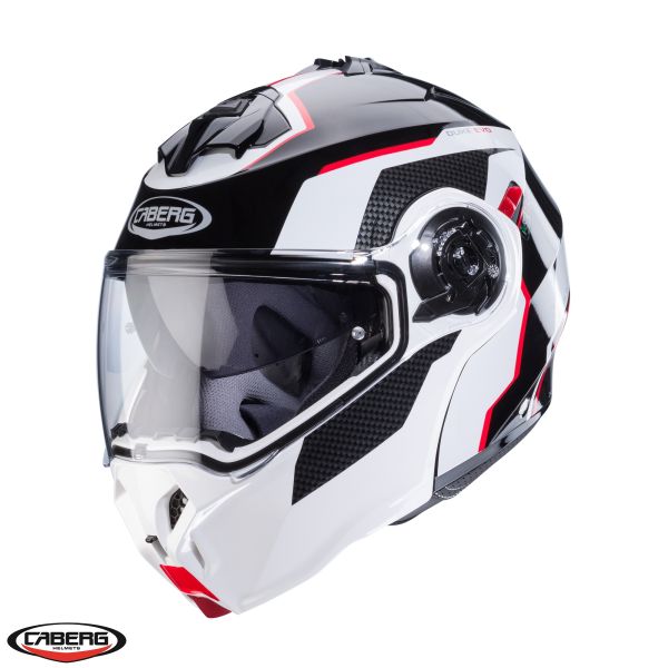 Casti Moto Flip-up (Modulabile) Caberg Casca Moto Flip-Up Duke Evo Move SV M3 Glossy Black/Red/White 24