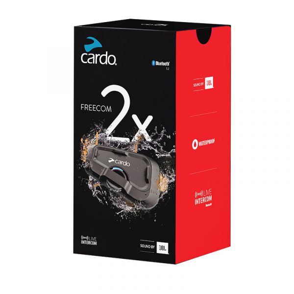 Helmet Intercomm Cardo Comnunication System Freecom 2X Single FRC2X003