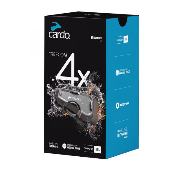 Sisteme Comunicatie Cardo Intercom Moto Freecom 4X Single FRC4X003