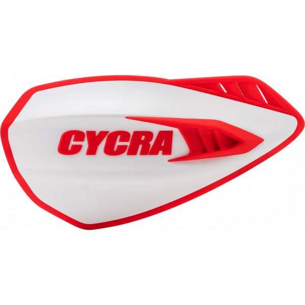 Handguards Cycra White/red Cyclone Handguards-1cyc-0056-239