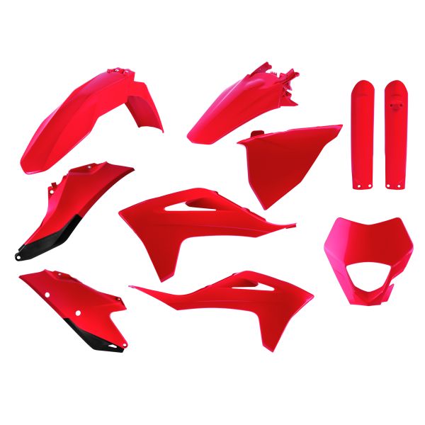 Plastics MX-Enduro Polisport Plastic Kit Gas Gas EC/250/350/300/350 Red 91116