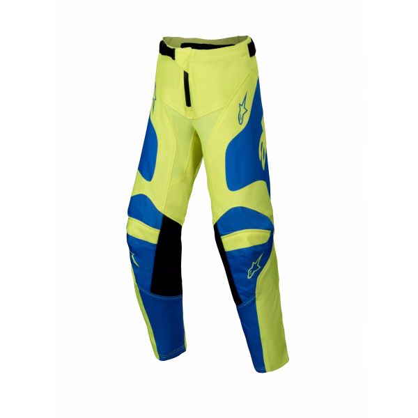 Pantaloni MX-Enduro Copii Alpinestars Pantaloni Moto MX/Enduro Copii Racer Youth Veil Yellow/Blue 24