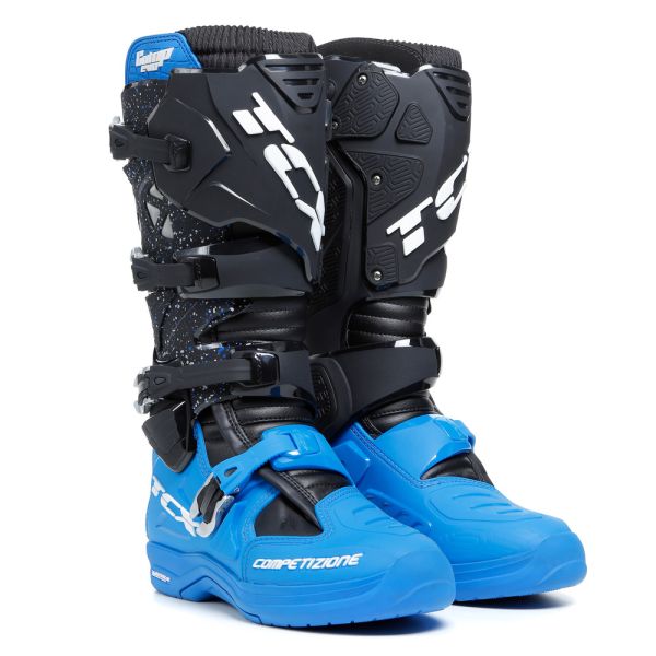 Dainese Moto Gear Tcx Enduro Moto Boots Comp Evo 2 Michelin Black/Blue 25