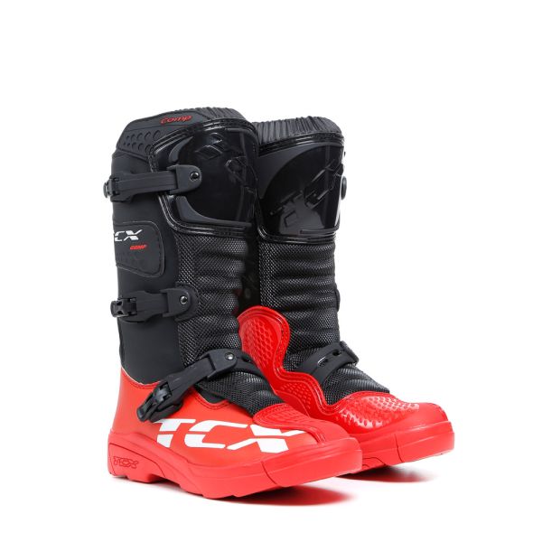 Dainese Moto Gear Tcx Kids MX/Enduro Moto Boots Comp Kid Black/Red 25
