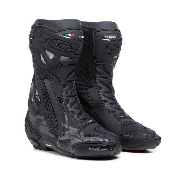 Echipamente DAINESE Tcx Cizme Moto Racing RT/Race Pro Air Black/Reflex 25