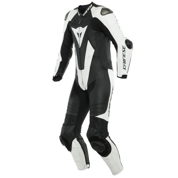 Echipamente DAINESE Dainese Combinezon Moto Piele Laguna Seca 1PC Perf. S/T Black/White 25