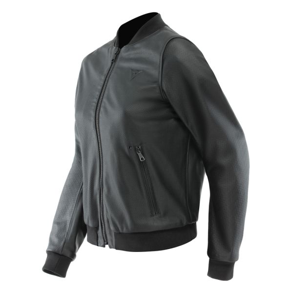 Dainese Moto Gear Dainese Lady Leather Moto Jacket Accento Perf. Black 25