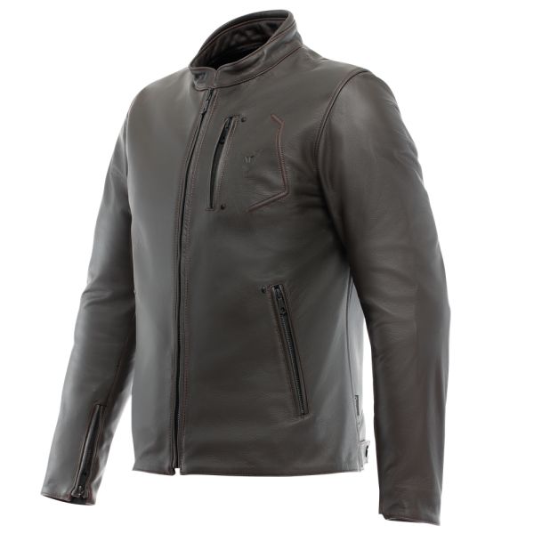 Dainese Moto Gear Dainese Leather Moto Jacket Fulcro Dark-Brown 25