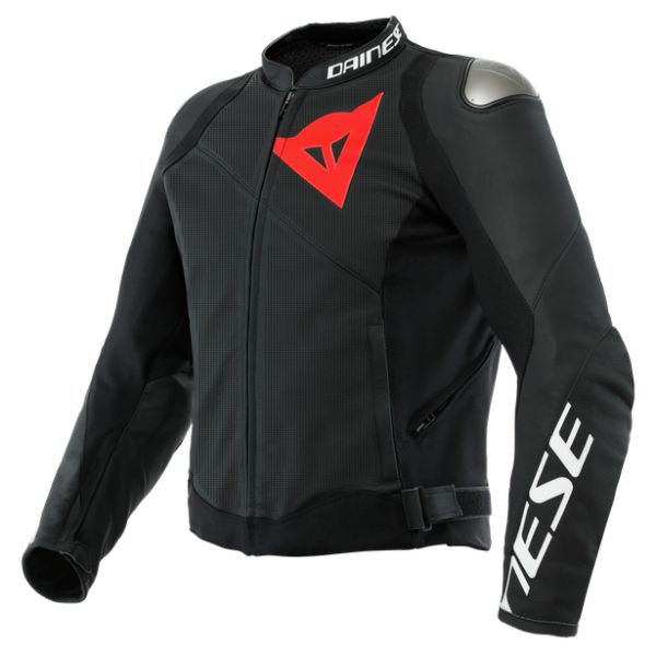 Echipamente DAINESE Dainese Geaca Moto Piele Sportiva Perf. Black-Matt/Black-Matt/Black-Matt 23