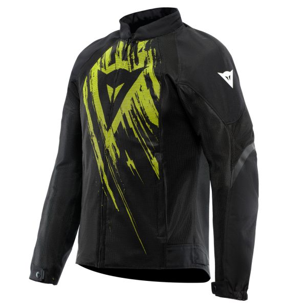 Echipamente DAINESE Dainese Geaca Moto Racing Textila Herosphere Tex Black/Fluo/Yellow/Tarmac 25