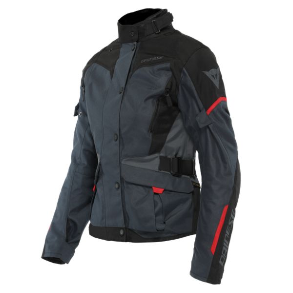 Echipamente DAINESE Dainese Geaca Moto Textila Dama Tempest 3 D-Dry Ebony/Black/Lava-Red 23