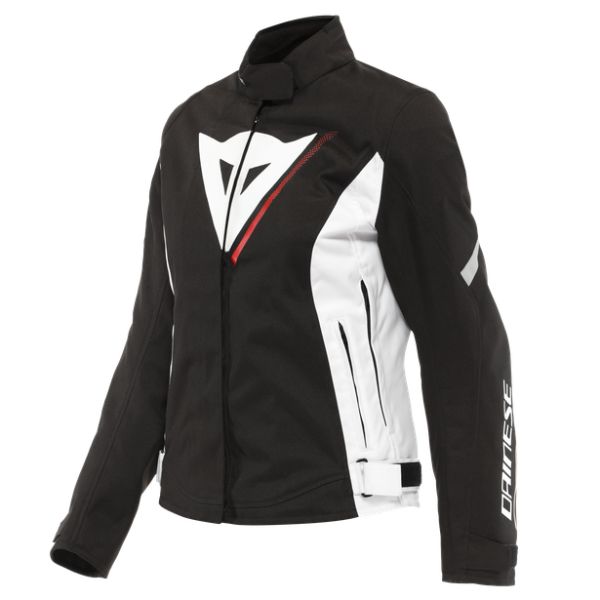 Echipamente DAINESE Dainese Geaca Moto Textila Dama Veloce D-Dry Black/White/Lava-Red 23