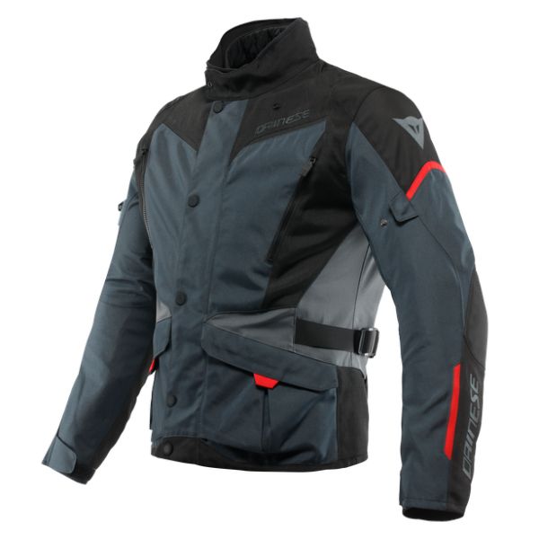 Echipamente DAINESE Dainese Geaca Moto Textila Tempest 3 D-Dry Ebony/Black/Lava-Red 23
