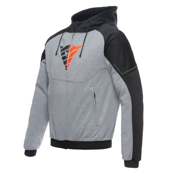Echipamente DAINESE Dainese Hanorac Moto Daemon/X Safety Full Zip Melange/Grey/Black/Red/Fluo 25