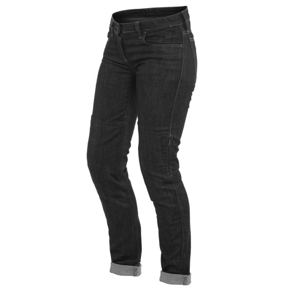 Echipamente DAINESE Dainese Jeans Moto Dama Denim Slim Tex Black 25