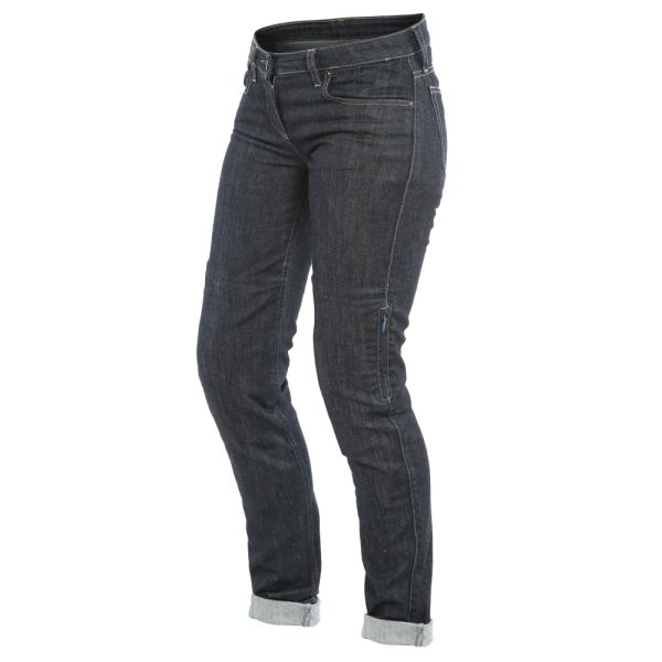 Echipamente DAINESE Dainese Jeans Moto Dama Denim Slim Tex Blue 25