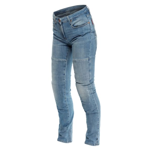 Echipamente DAINESE Dainese Jeans Moto Dama Denim Stone Slim Tex Light-Blue 25