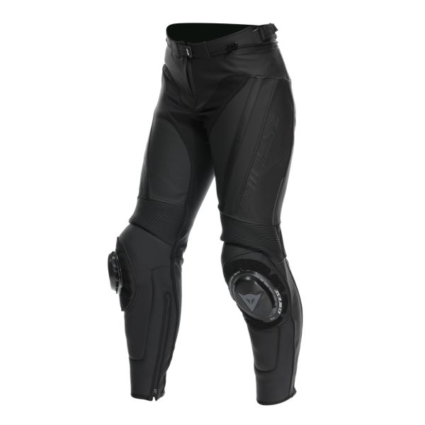 Echipamente DAINESE Dainese Pantaloni Moto Piele Dama Delta 4 S/T Black/Black 25