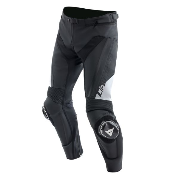 Echipamente DAINESE Dainese Pantaloni Moto Piele Delta 4 Black/White 25