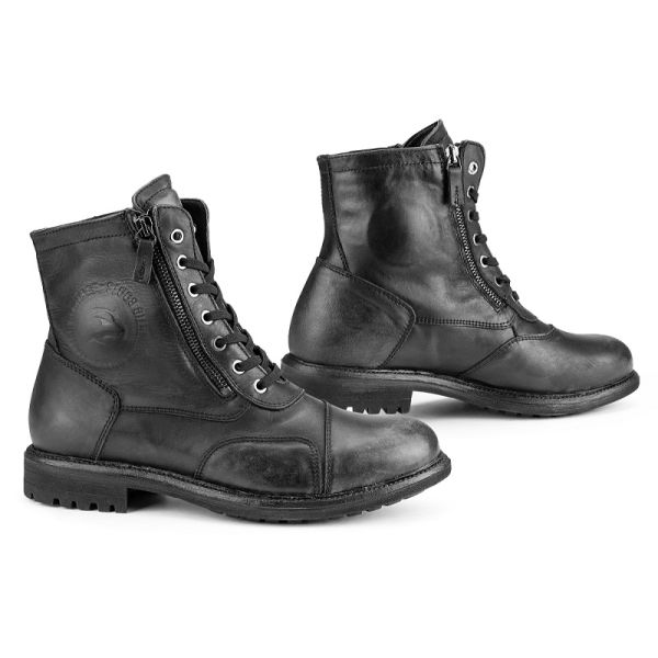 Cizme Moto Scurte/Urban Falco Ghete Moto Aviator Black