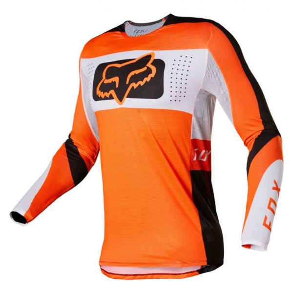 Jerseys MX-Enduro Fox Racing Moto MX Flexair Mirer Flo Orange Jersey