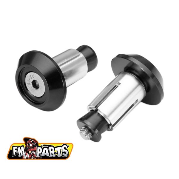 Grips Enduro/MX Fm-Parts Bar Ends Ghidon Black