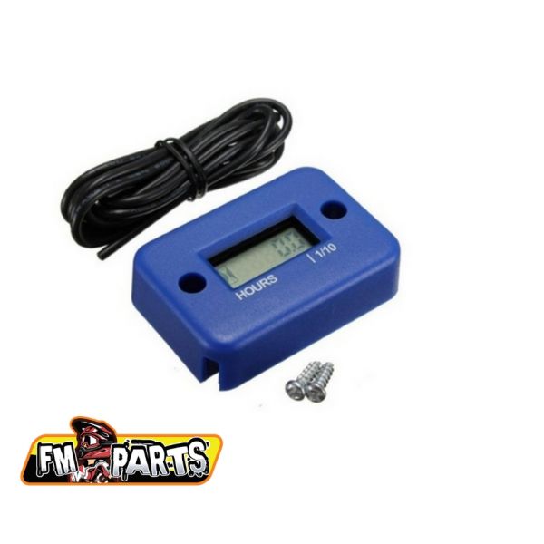 MX Accessories Fm-Parts Hour Meter Watterproof Motocicleata  / ATV Blue