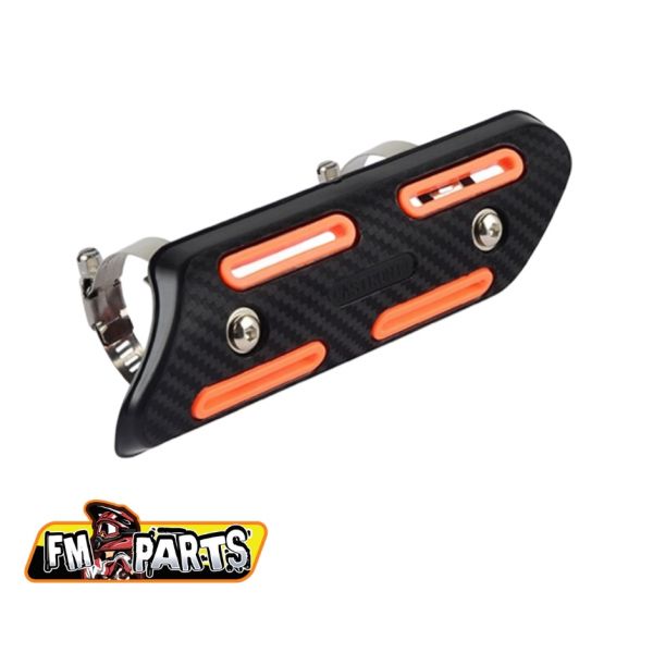 Accesorii Evacuare Fm-Parts Exhaust Protection 4 Stroke Universal Black/Orange