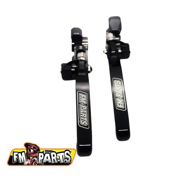 Levers and Controls MX Fm-Parts Foldable Levers KTM 2015-2021 Black