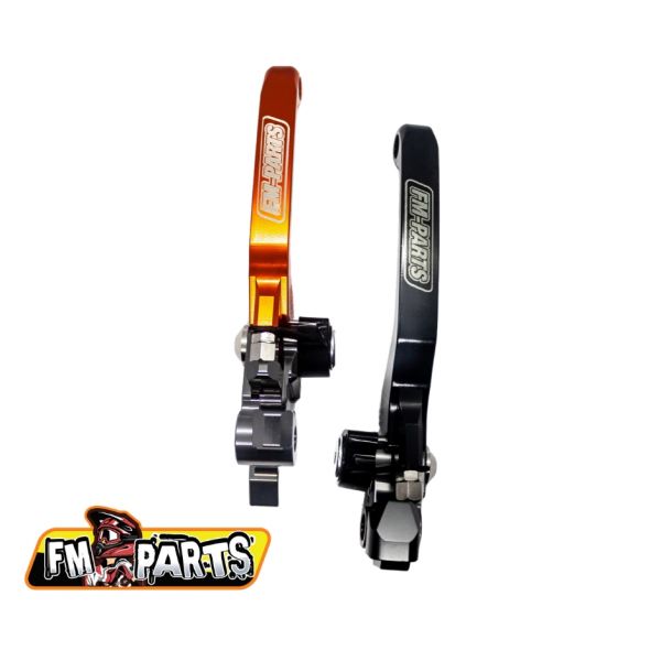 Levers and Controls MX Fm-Parts Foldable Levers KTM 2015-2021 Orange