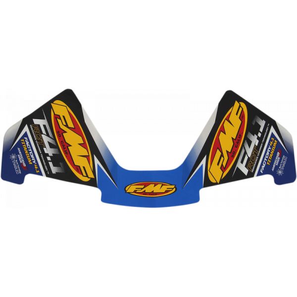 Graphics FMF Racing Decal Replacement Factory 4.1 Rct Titanium Wrap