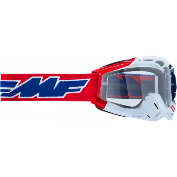 Goggles MX-Enduro FMF Vision Us-o F-a Goggles Clear F-50200-101-07