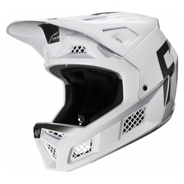 Casti Cross-Enduro Fox Racing Casca Moto Enduro Rampage Pro Carbon Wurd Alb