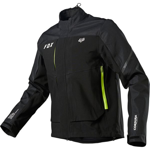 Jackets Enduro Fox Racing MX Legion Downpour Black Jacket