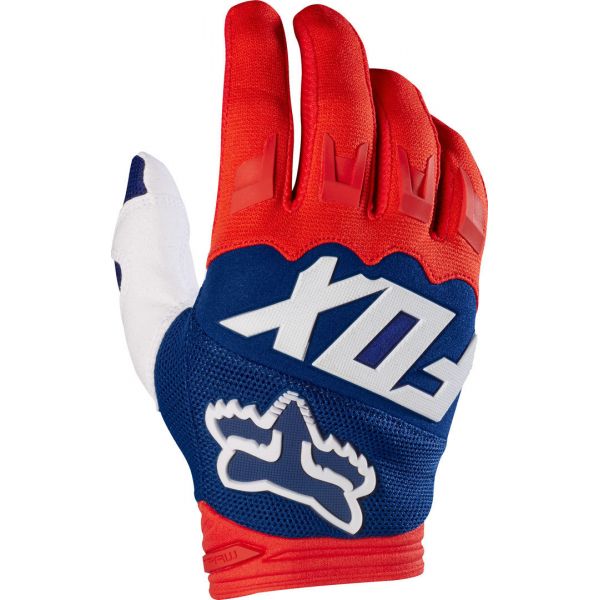 Gloves MX-Enduro Fox Racing Dirtpaw Red/White MX17 Gloves