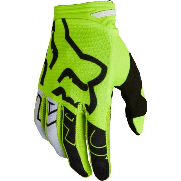 Manusi MX-Enduro Fox Racing Manusi Moto Enduro Dama 180 Skew Flo Yellow