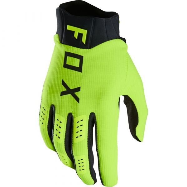 Manusi MX-Enduro Fox Racing Manusi Moto Enduro Flexair Flo Yellow