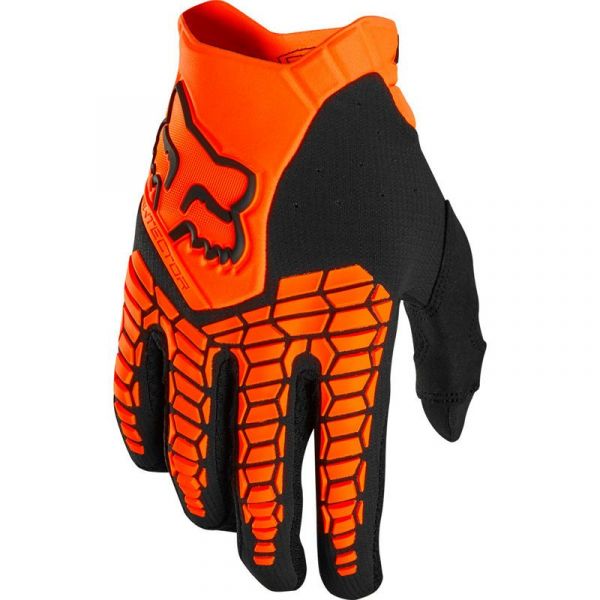 Manusi MX-Enduro Fox Racing Manusi Moto Enduro Pawtector Flo Orange