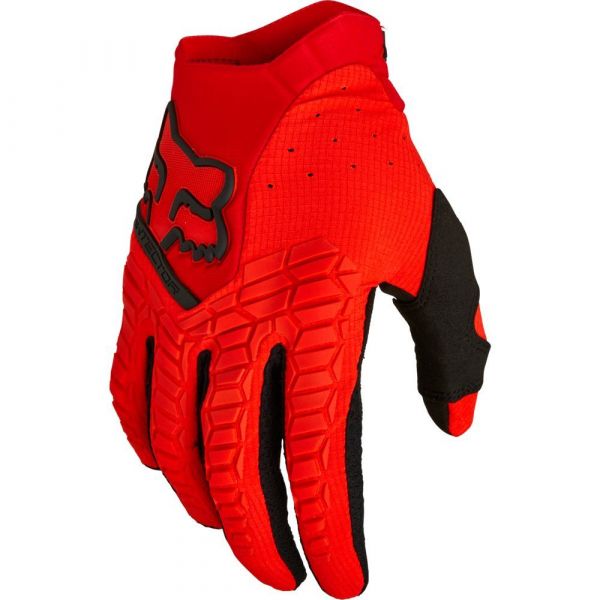 Manusi MX-Enduro Fox Racing Manusi Moto Enduro Pawtector Flo Red